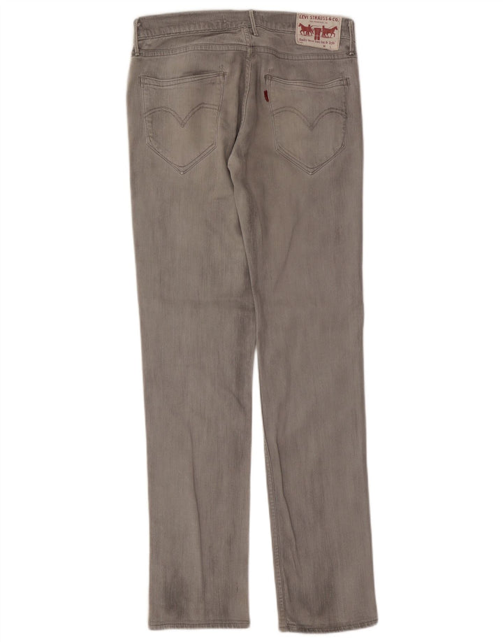 Levi's Jean Slim 519 Femme W30 L32 Gris Coton