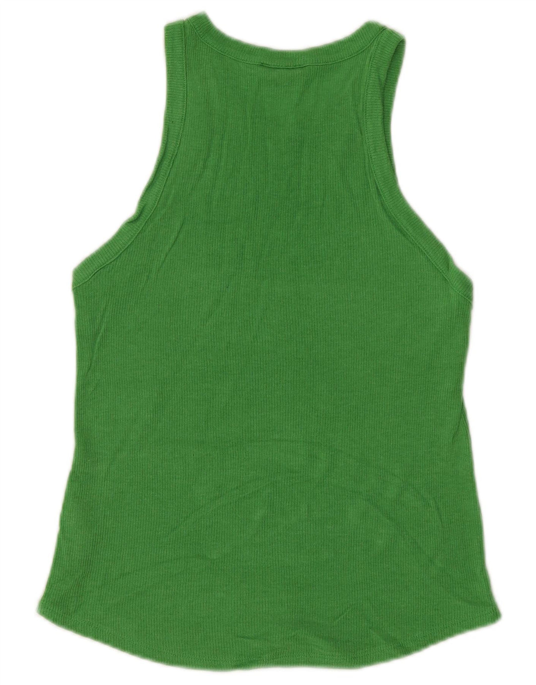 Massimo Dutti Débardeur Femme UK 12 Moyen Vert Lyocell