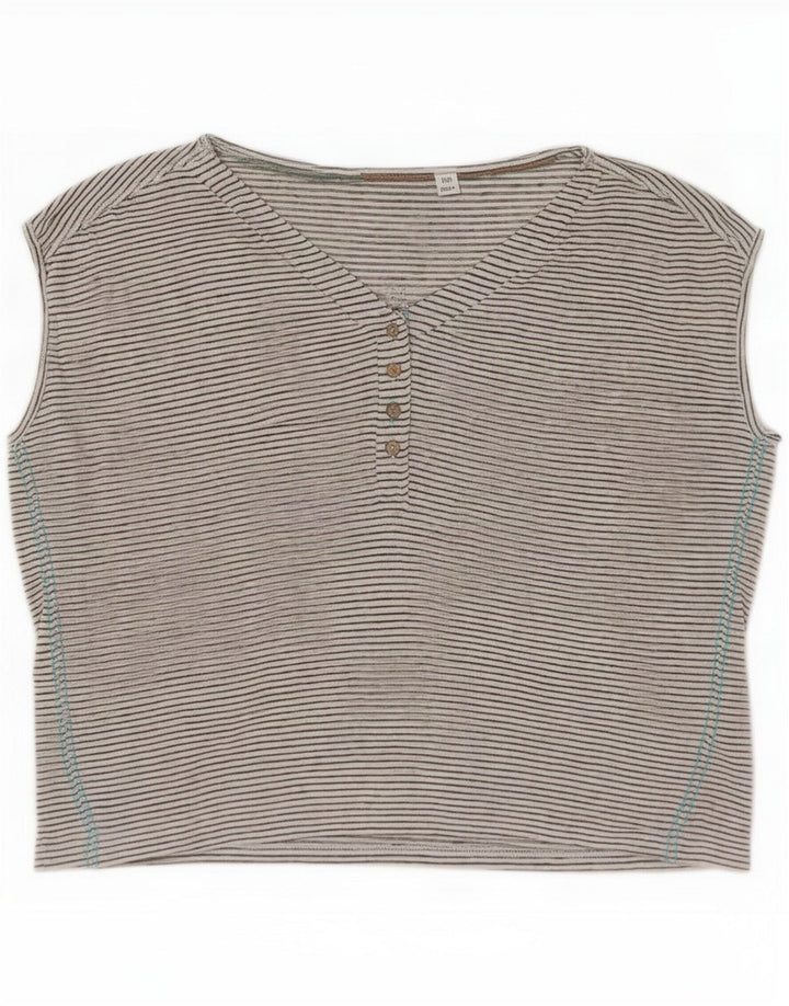 Débardeur White Stuff Femme UK 16 Large Lin Rayé