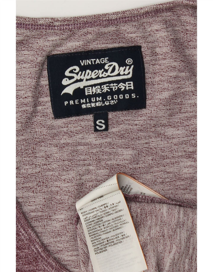 SUPERDRY Débardeur Homme Petit Bordeaux Coton