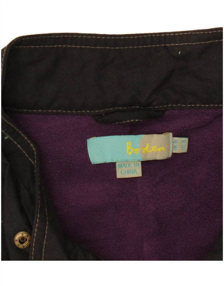 Pardessus surdimensionné utilitaire Boden pour femme UK 10 Small Noir