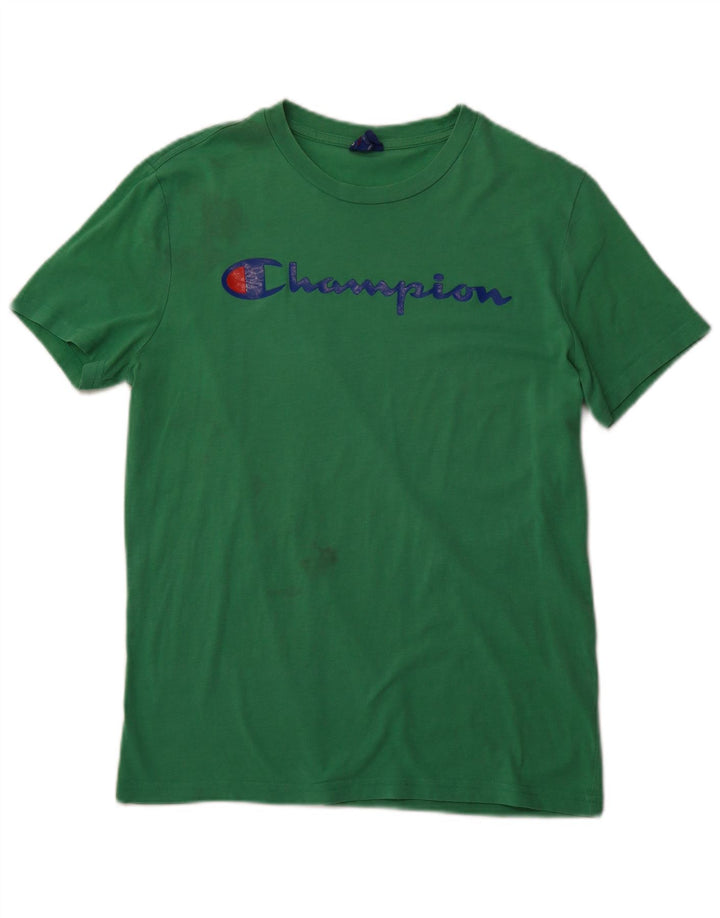 CHAMPION T-Shirt Graphique Homme Petit Vert