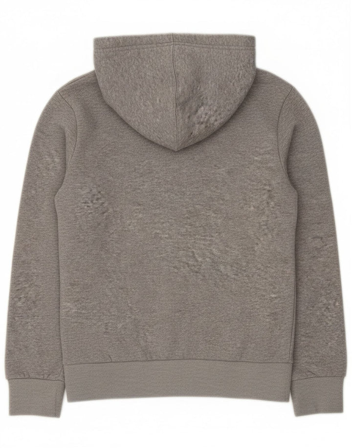 Converse Sweat à capuche zippé pour garçon 10-11 ans Gris moyen chiné en coton