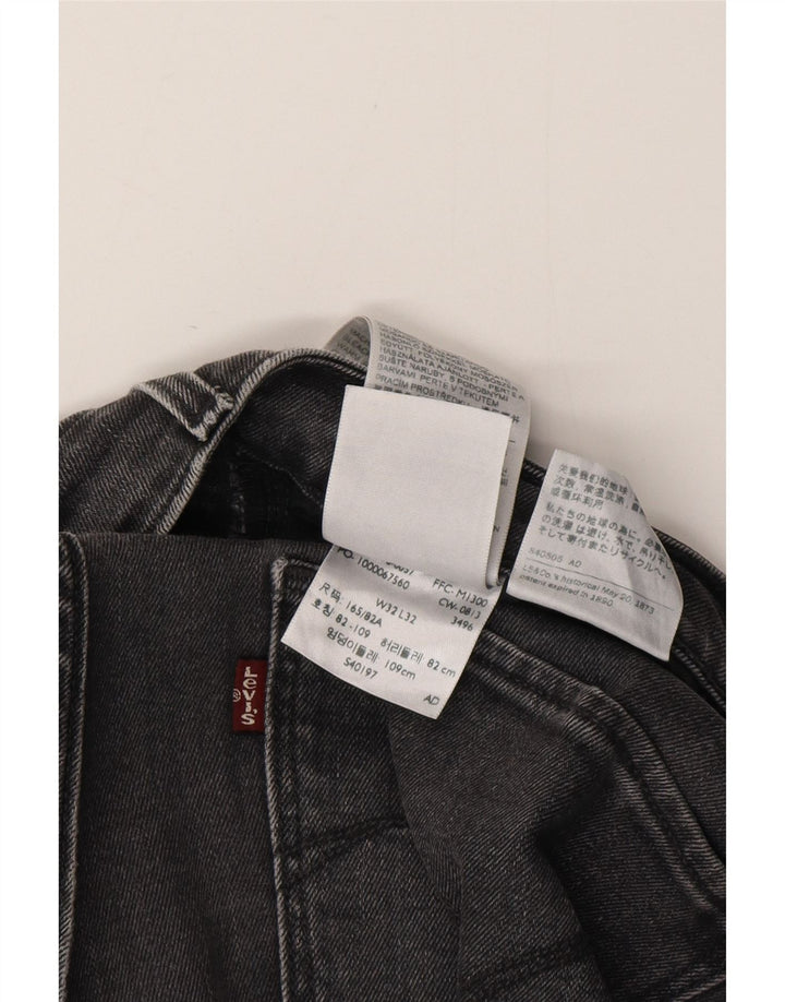 LEVI'S Jean skinny taille haute femme W32 L32 coton noir