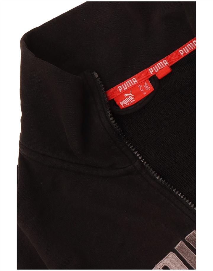 Puma Veste de survêtement graphique pour hommes, grand, noir