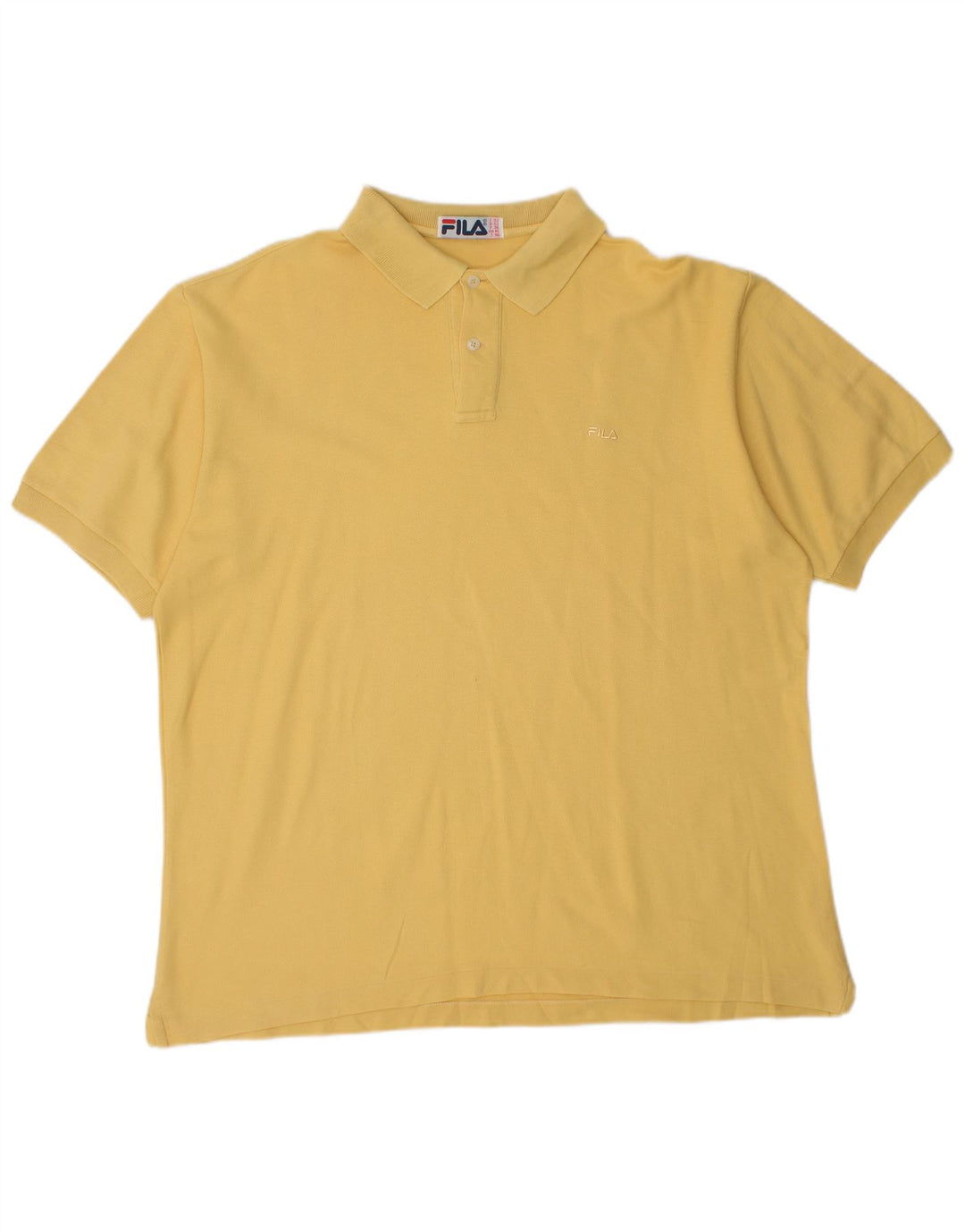 Fila Polo Homme IT 52 Large Jaune Coton