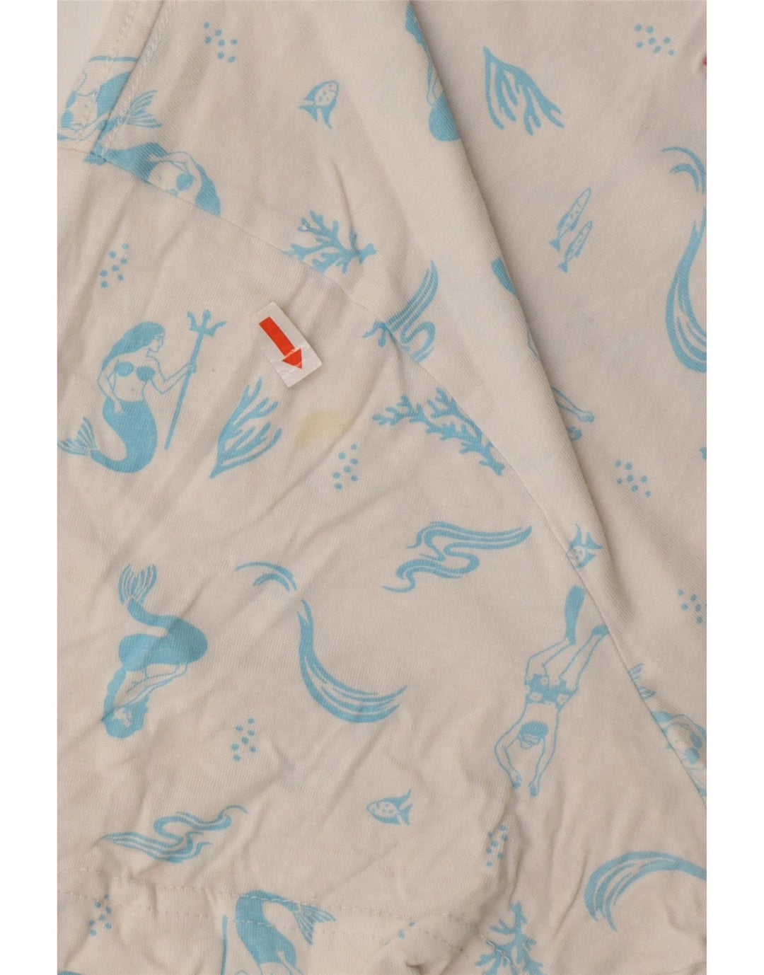 HURLEY T-Shirt Graphique Homme Blanc Moyen Coton