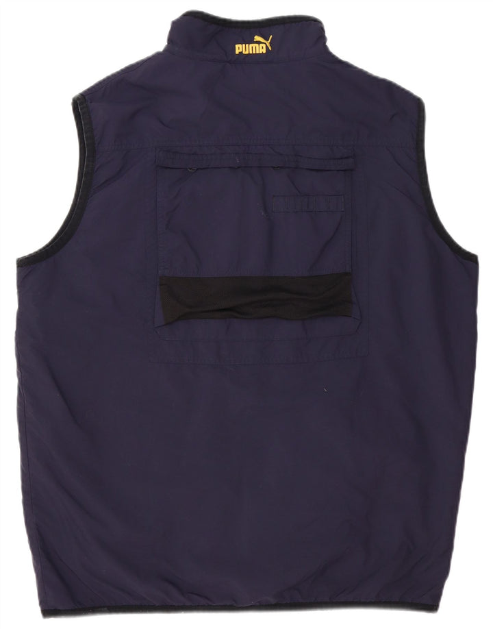 Puma Gilet utilitaire pour homme UK 38 Bleu marine moyen Polyester