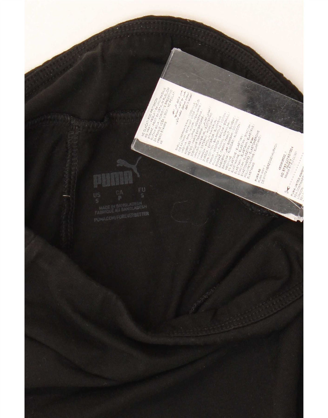 Puma Leggings pour femme UK 8 Small Noir Coton