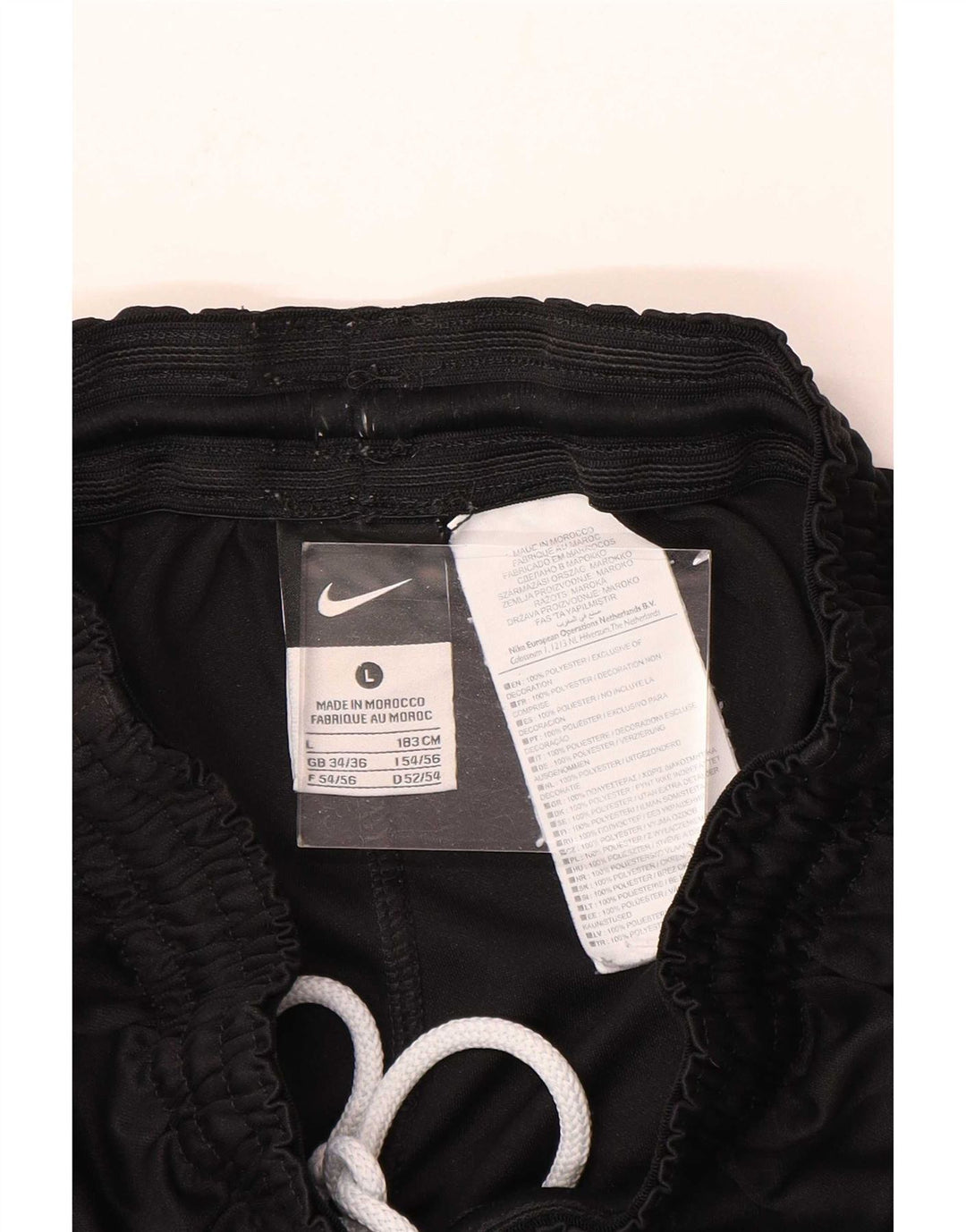 Short de sport Nike Dri Fit pour hommes, grand, noir, polyester