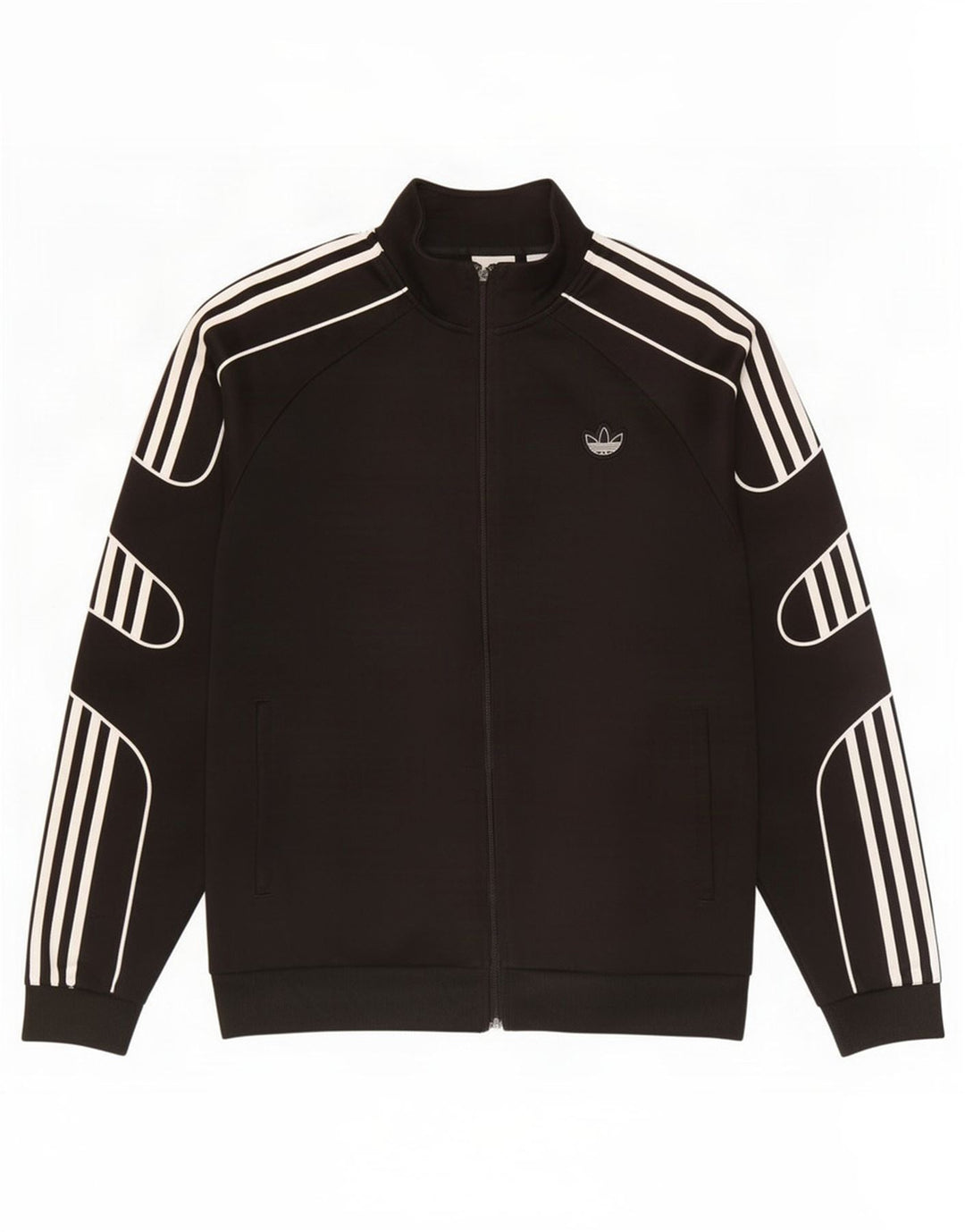 Adidas Veste de survêtement pour homme XL Noir Polyester