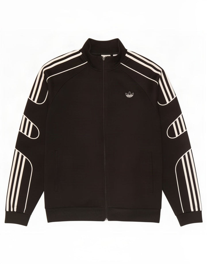 Adidas Veste de survêtement pour homme XL Noir Polyester