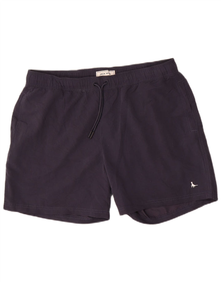 Jack Wills Short de Bain Homme XL Bleu Marine Polyester