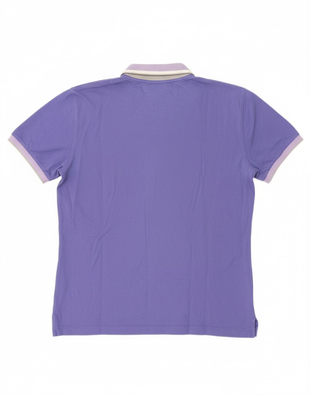 GAS Mens Polo Shirt Medium Purple