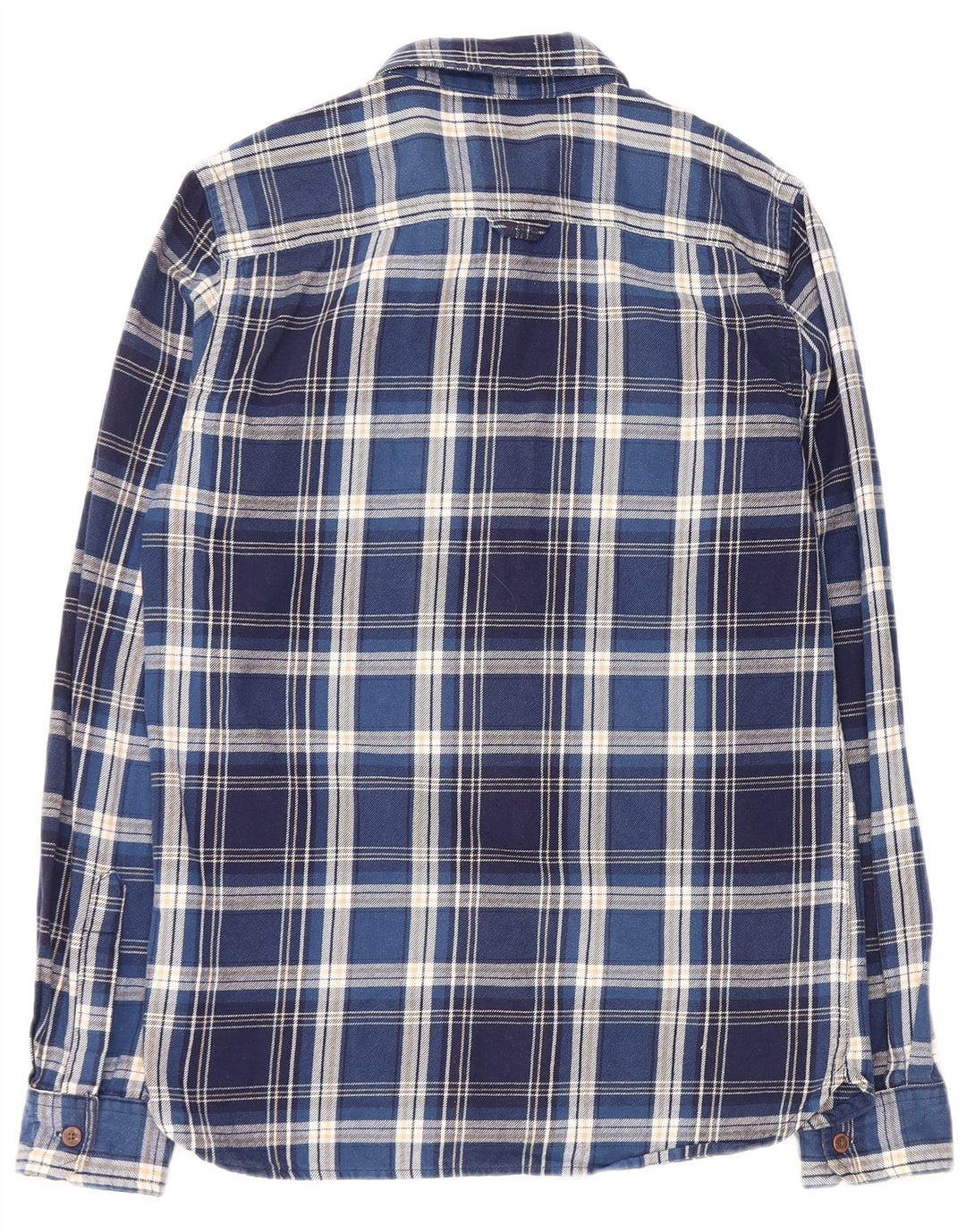 SUPERDRY Chemise Flanelle Homme Petit Carreau Bleu Coton