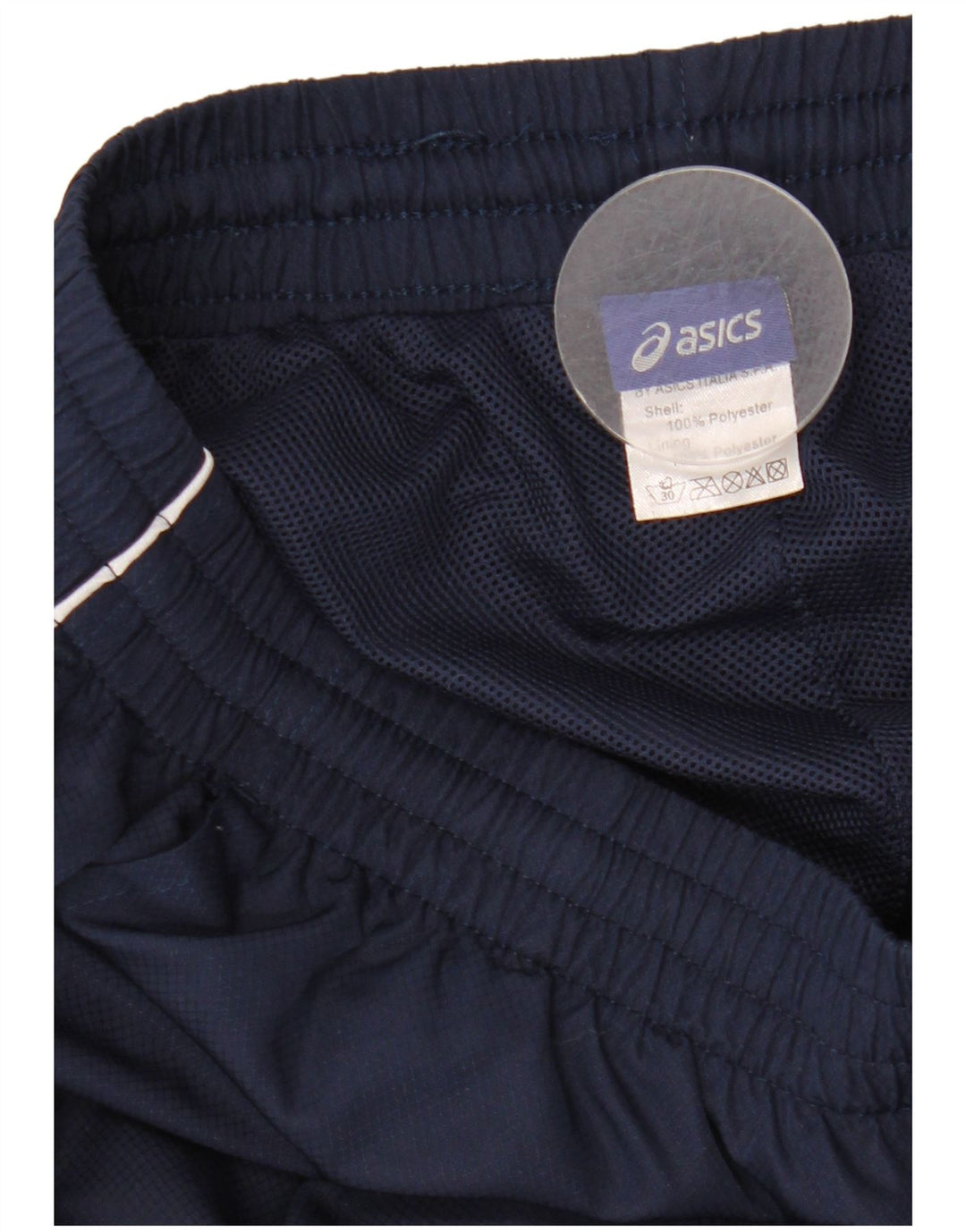 Asics Pantalon De Survêtement Homme Bleu Marine Moyen Polyester