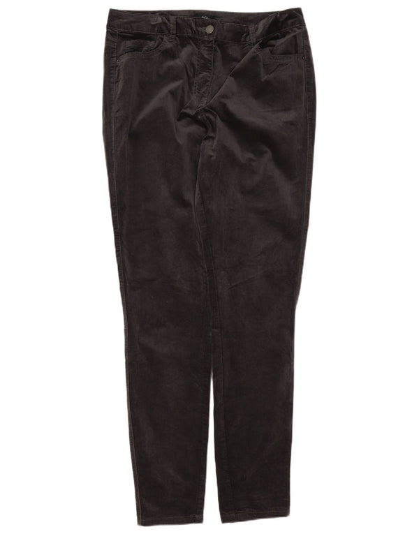 M&Co Pantalon décontracté skinny en velours pour femme UK 14 Large W34 L32 Gris Coton