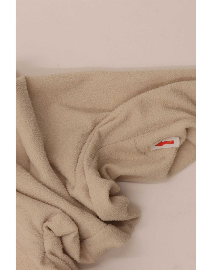 Kappa Pull polaire à col zippé pour homme 2XL Beige Polyester