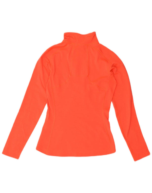 The North Face Haut de survêtement à col zippé pour femme UK 6 XS Orange