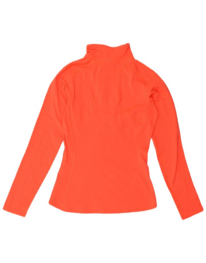 The North Face Haut de survêtement à col zippé pour femme UK 6 XS Orange