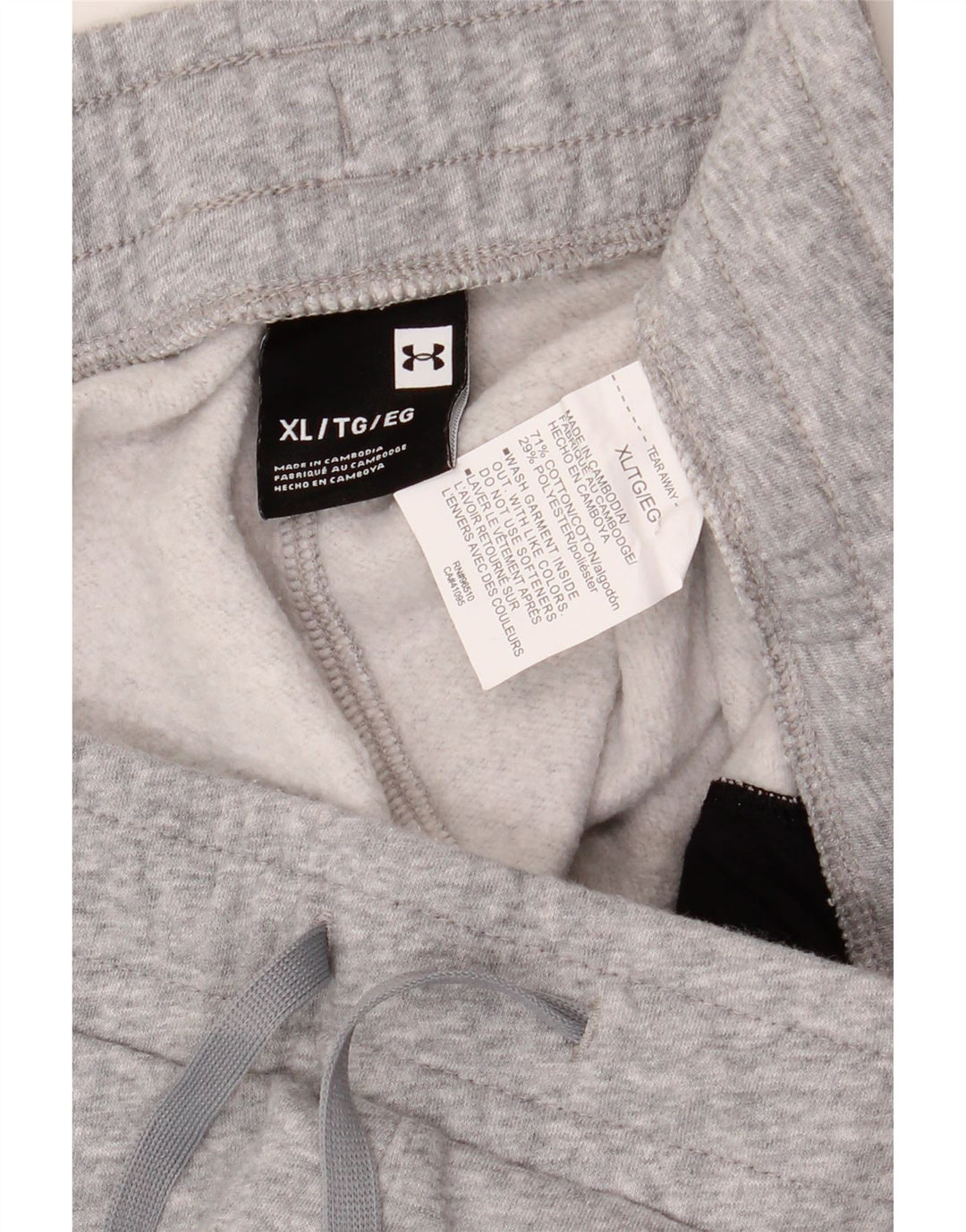 UNDER ARMOUR Pantalon de Survêtement Joggers XL Gris Coton Homme