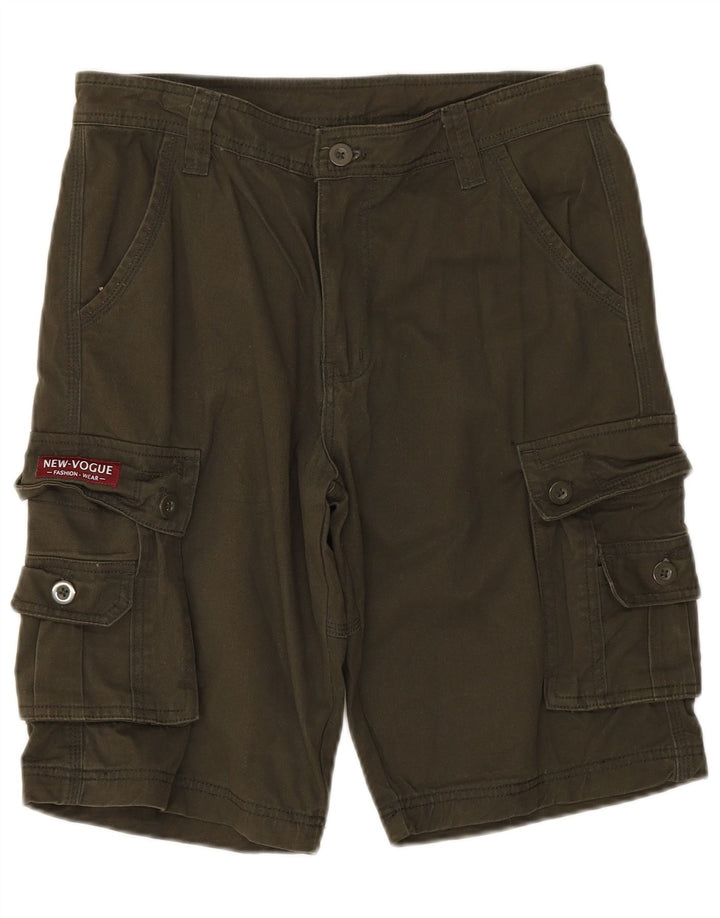 Short Cargo Vintage Homme W30 Coton Kaki Moyen