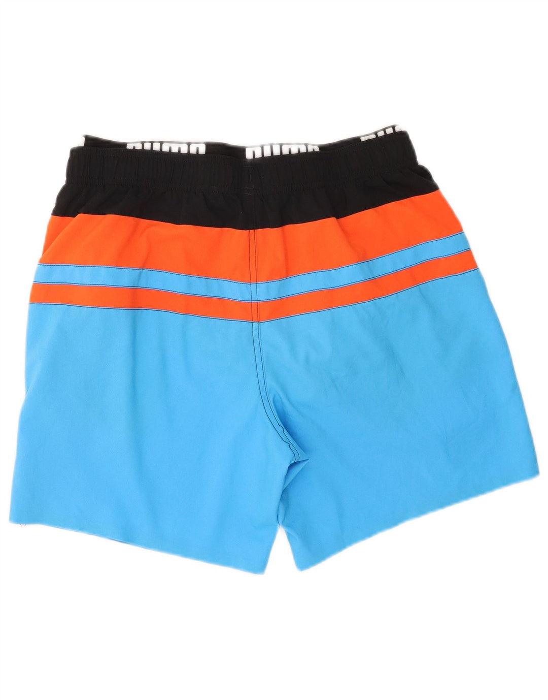 Puma Short de Bain Graphic Homme Bleu Moyen Polyester Colorblock