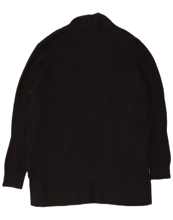 Marks & Spencer Pull cardigan ouvert long pour femme UK 14 Noir moyen