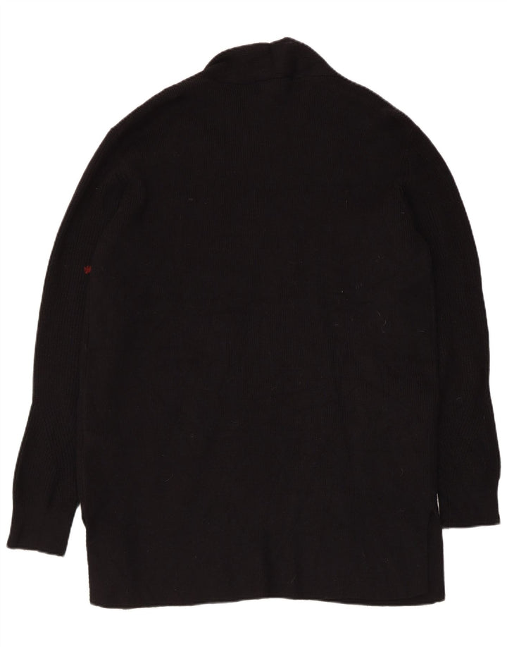 Marks & Spencer Pull cardigan ouvert long pour femme UK 14 Noir moyen