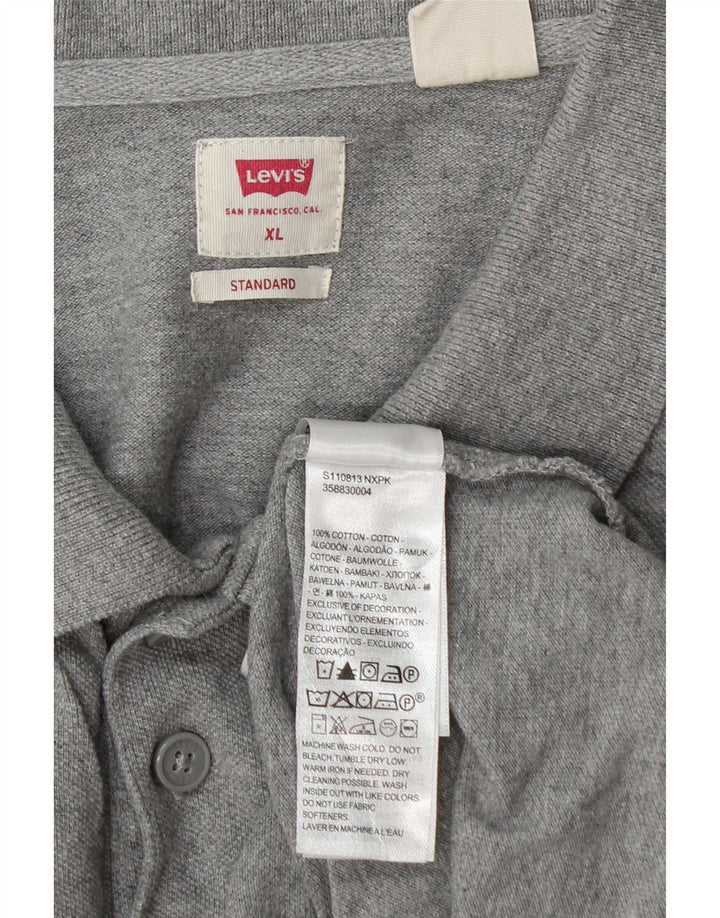 Levi's Polo Standard Homme Gris Coton XL
