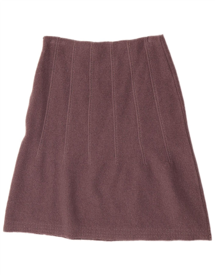 Fenn Wright Manson Jupe trapèze pour femme Large W30 Laine violette