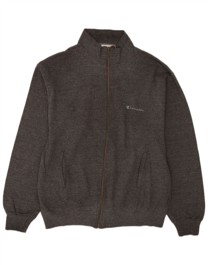 Champion Veste de Survêtement Homme Grand Gris Moucheté Coton