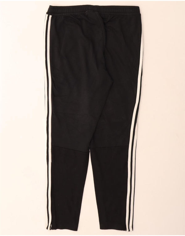 ADIDAS Pantalon de survêtement pour homme en coton noir moyen