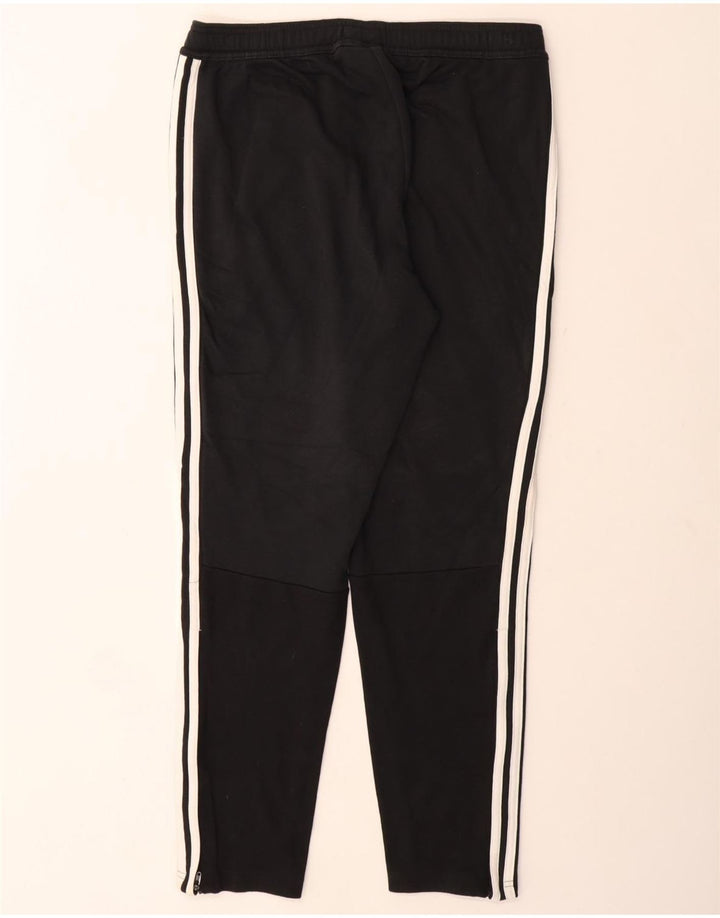 ADIDAS Pantalon de survêtement pour homme en coton noir moyen