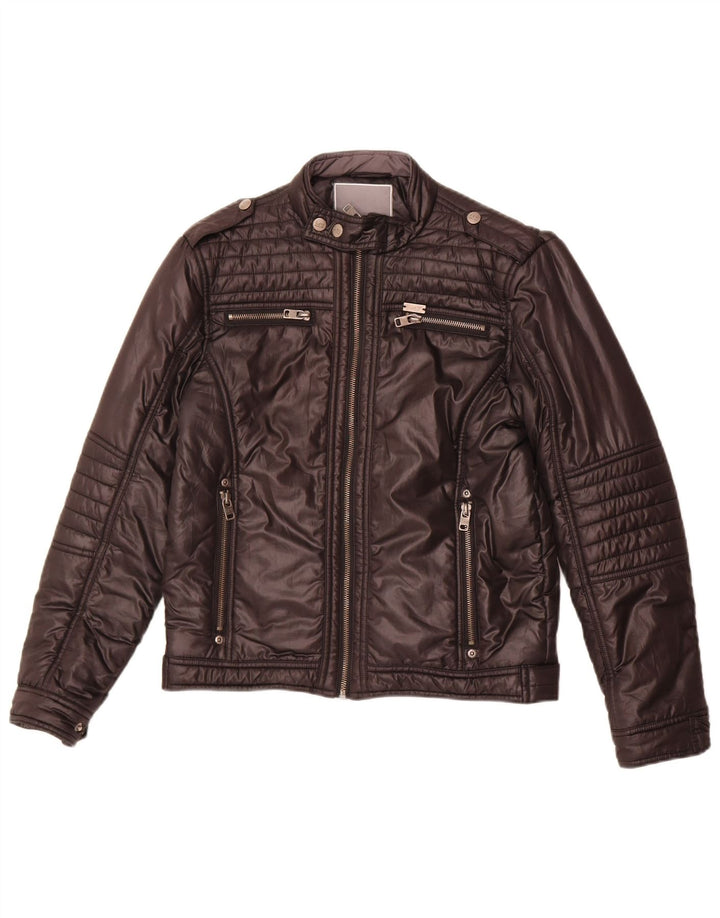 Lee Veste matelassée militaire garçon 11-12 ans Noir Polyester