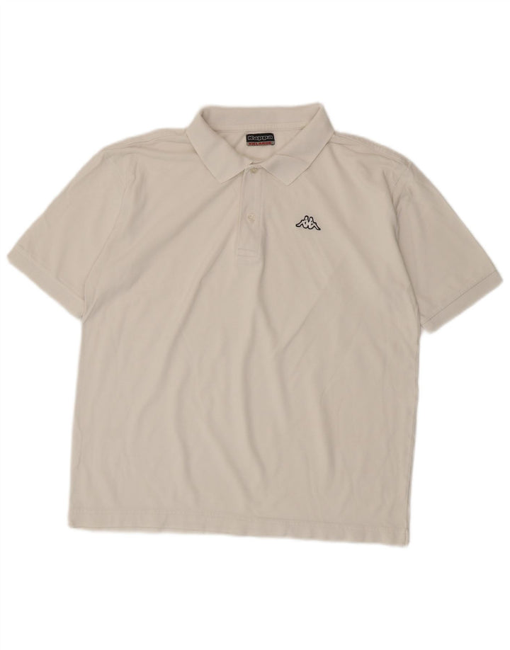 Kappa Polo Homme 2XL Blanc