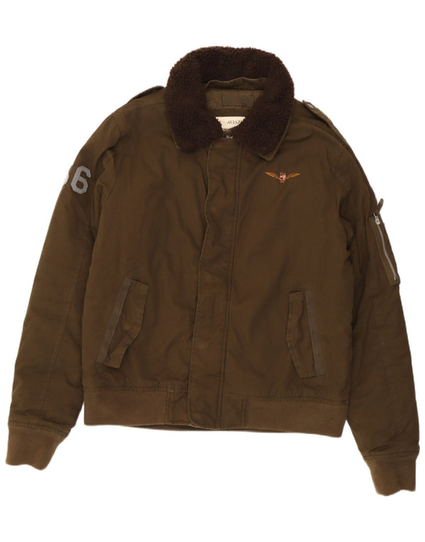 Aviazione Navale Veste d'aviateur militaire pour homme UK 40 Large Kaki