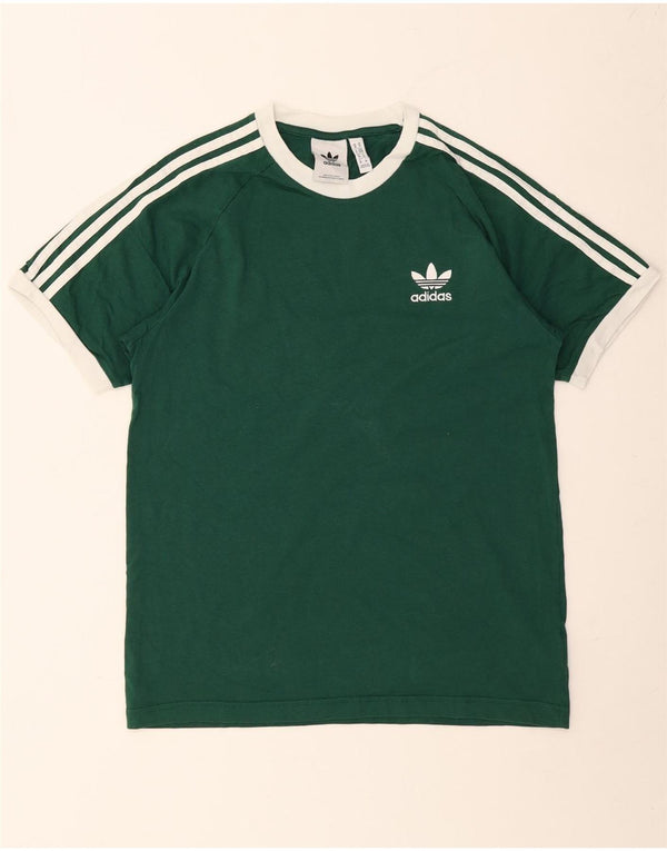 ADIDAS T-Shirt Homme Vert Moyen Coton