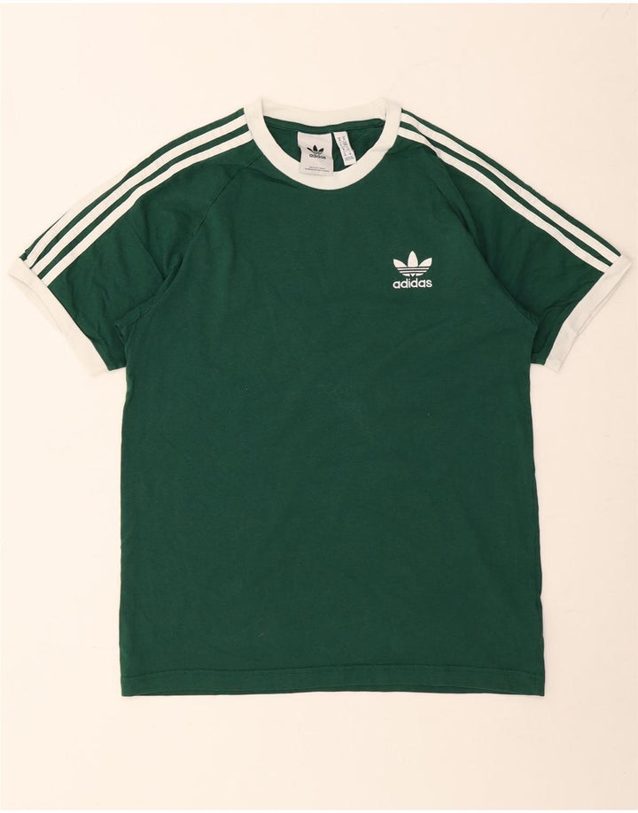 ADIDAS T-Shirt Homme Vert Moyen Coton