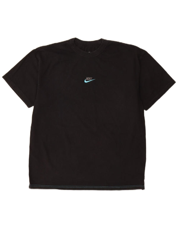 Nike T-Shirt Homme Noir Moyen Coton
