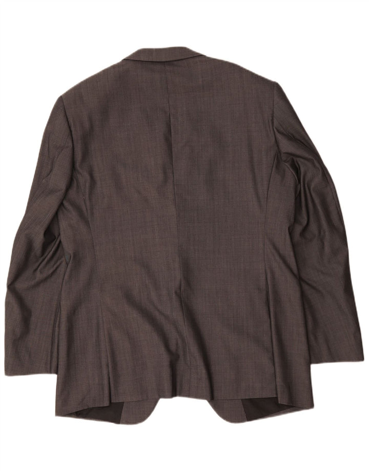 Marks & Spencer Veste blazer autographe 1 bouton pour homme UK 42 Large laine grise