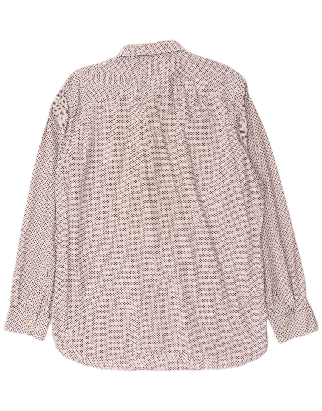 TOMMY HILFIGER Chemise Regular Fit XL Coton Taché Blanc Homme