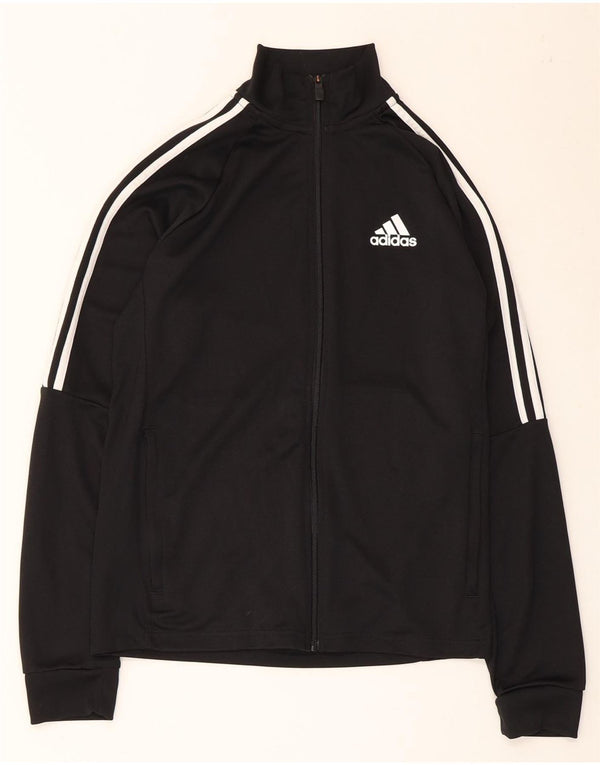 Adidas Hommes Aeroready Survêtement Top Veste UK 38/40 Moyen Noir Polyester