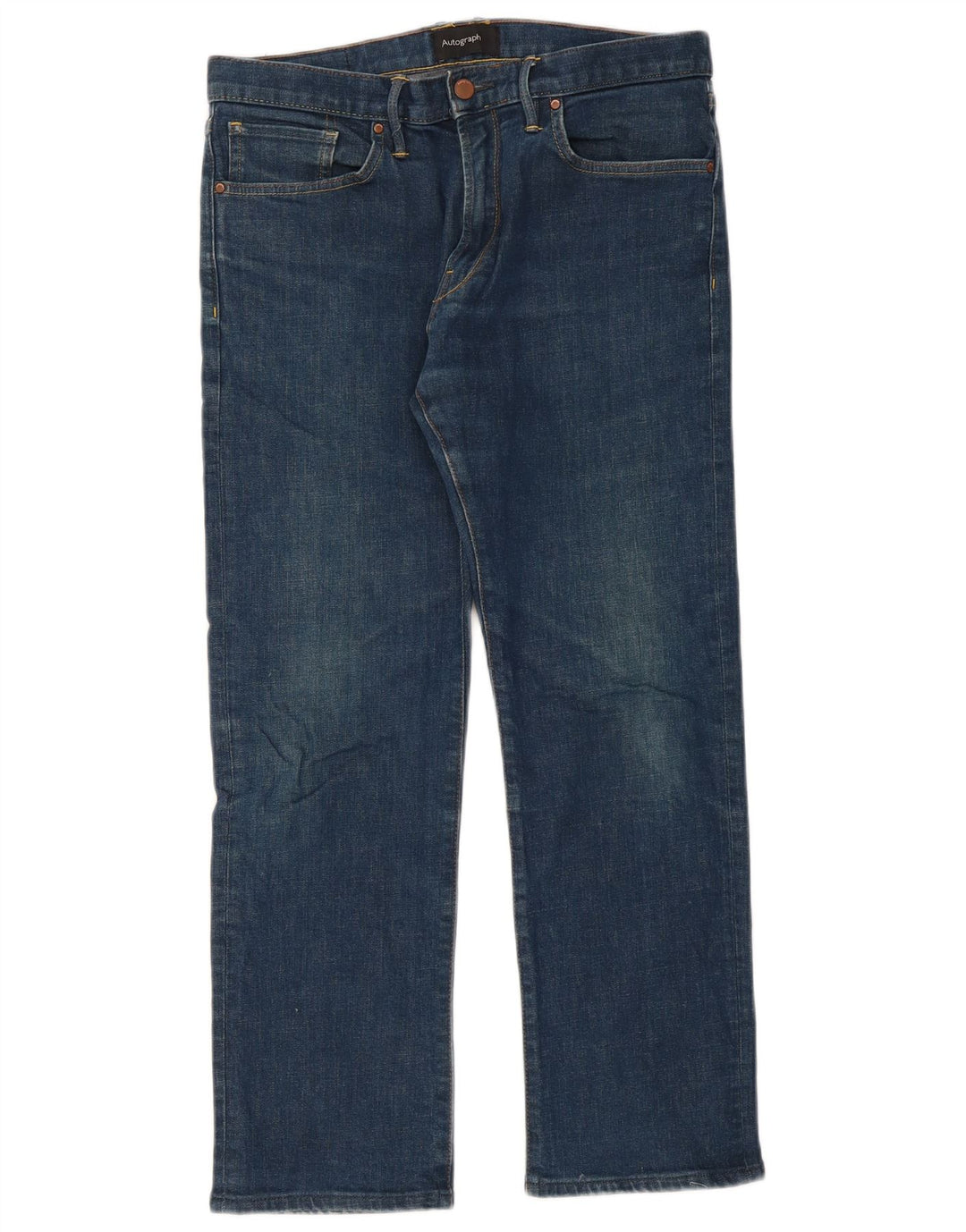 Marks & Spencer Jean droit autographe homme W32 L29 coton bleu