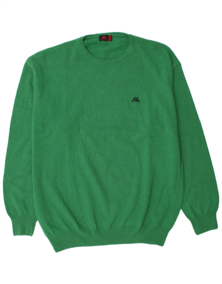Kappa Pull col rond homme 3XL vert laine d'agneau