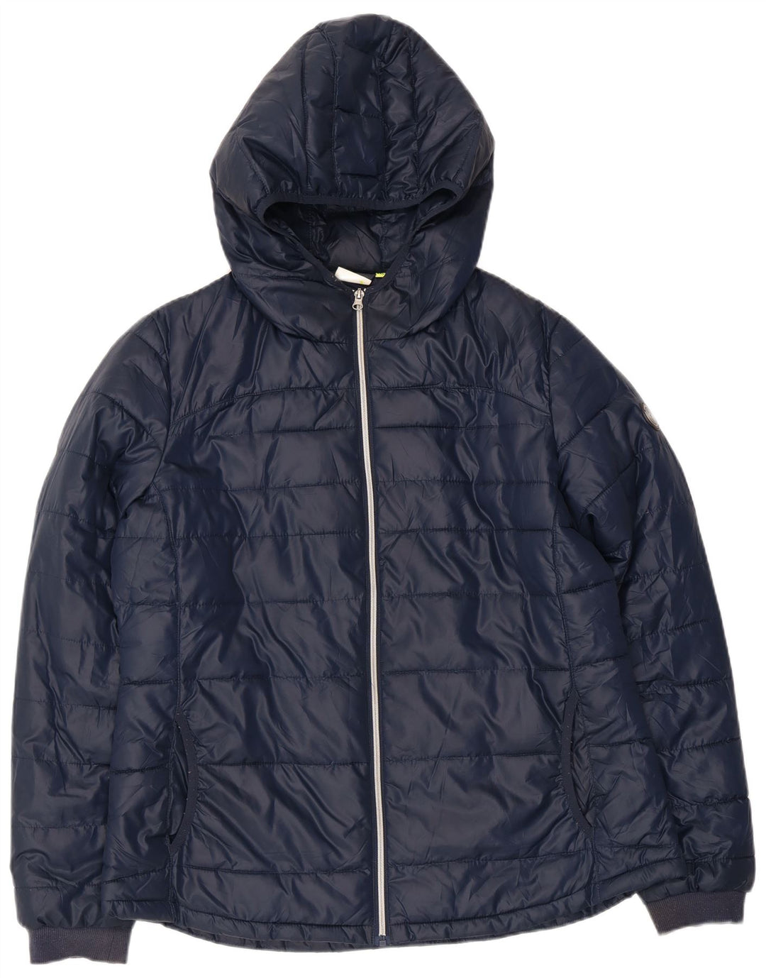 Diadora Veste matelassée à capuche pour femme UK 20 2XL Bleu marine Polyester