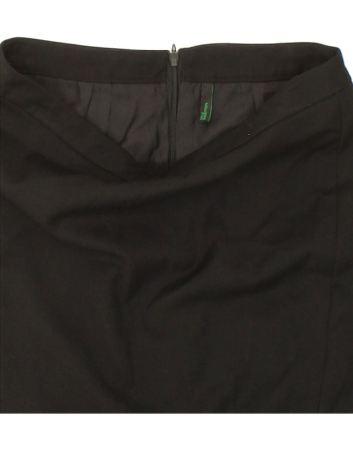 BENETTON Womens Pencil Skirt W26 Small  Black Vintage Benetton and Second-Hand Benetton from Messina Hembry 