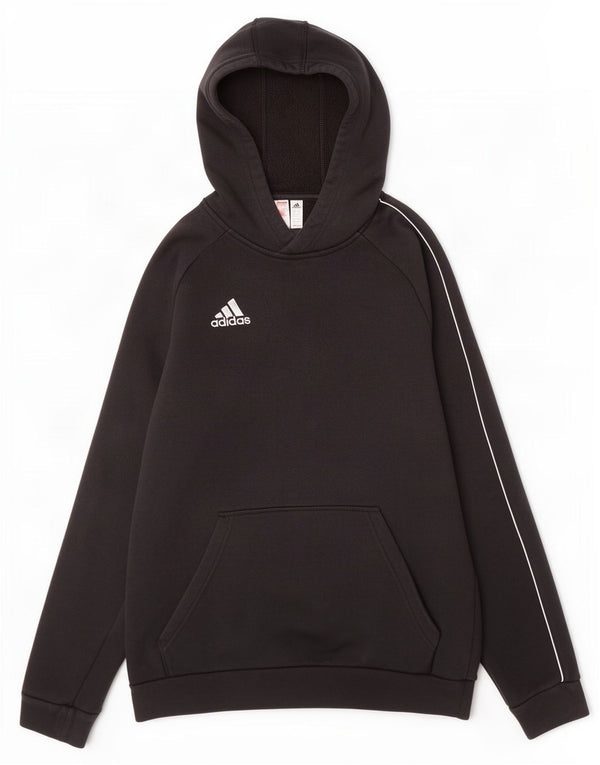 Adidas Pull à capuche garçon 15-16 ans Noir Coton
