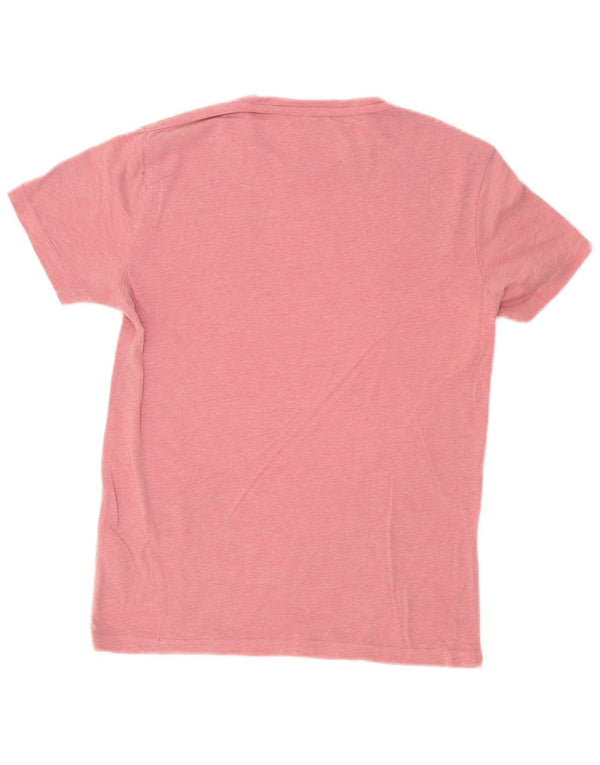 All Saints Homme Regular Fit T-Shirt Top XS Rose Coton