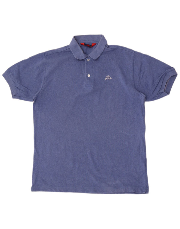 Kappa Polo Homme Bleu Moyen Coton